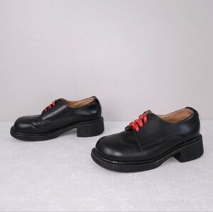Vintage Dr. Martens Oxford Lace-Up Platform Shoes 8461